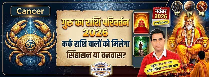 कर्क राशि गुरु गोचर 2026-2027