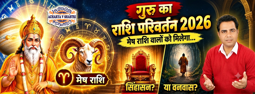 मेष राशि 2026: गुरु गोचर का करियर, धन, प्रेम और विवाह पर प्रभाव, Aries 2026: The Impact of Jupiter's Transit on Career, Wealth, Love, and Marriage