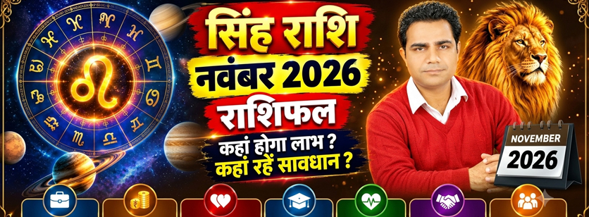 सिंह राशि नवंबर 2026 राशिफल