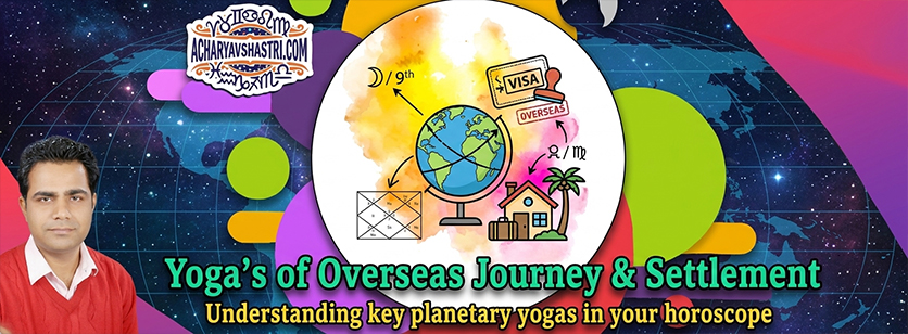 Yoga’s of Overseas Journey or Settlement