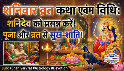 शनिवार व्रत कथा एवंम विधि: | यह पूजा और व्रत शनिदेव को प्रसन्न करने हेतु होता है।