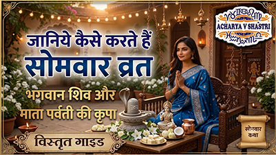 भगवान शिव और माता पार्वती की कृपा पाने लिए सोमवार का व्रत जानिये कैसे करते हैं, 