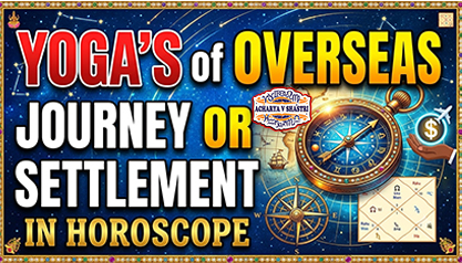 Yoga’s of Overseas Journey or Settlement